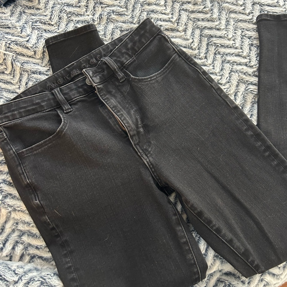 American Eagle black Jeggings